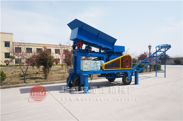 移動(dòng)對輥破碎機(jī)